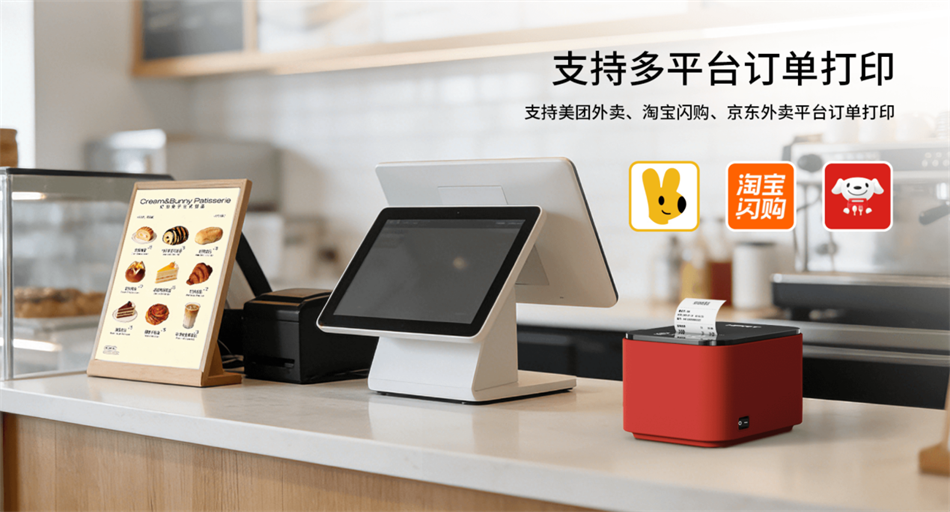美团饿了么外卖打印机怎么选？汉印 Wi-Fi+4G 云打印机防漏单推荐